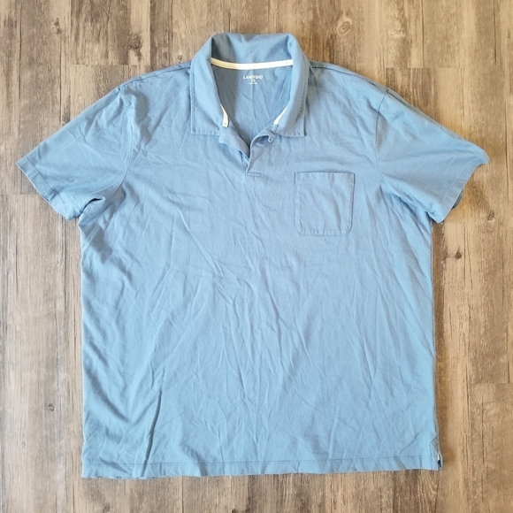 🎈 Lands End Collared T Shirt - Picture 1 of 2